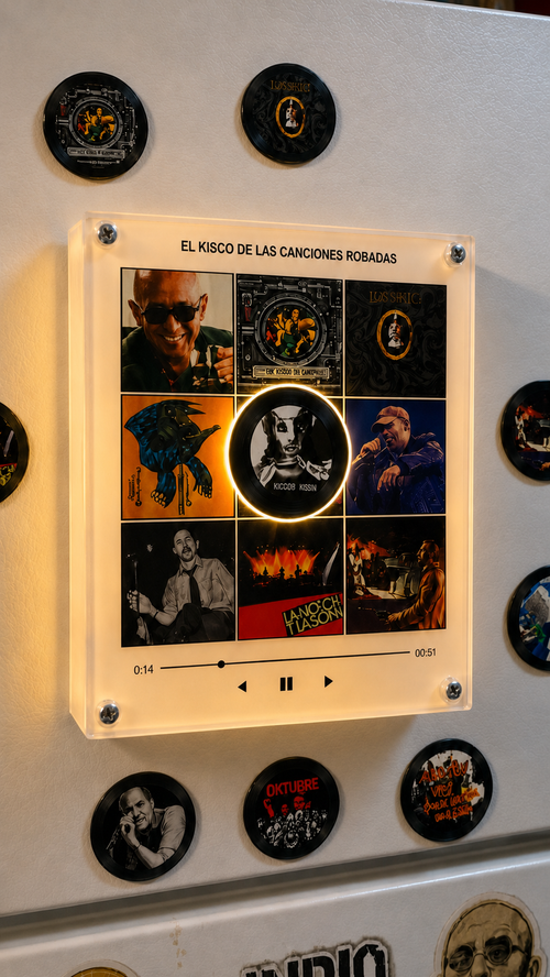 Vinilo magnetico o mejor llamado el kiosco de las caciones robadas